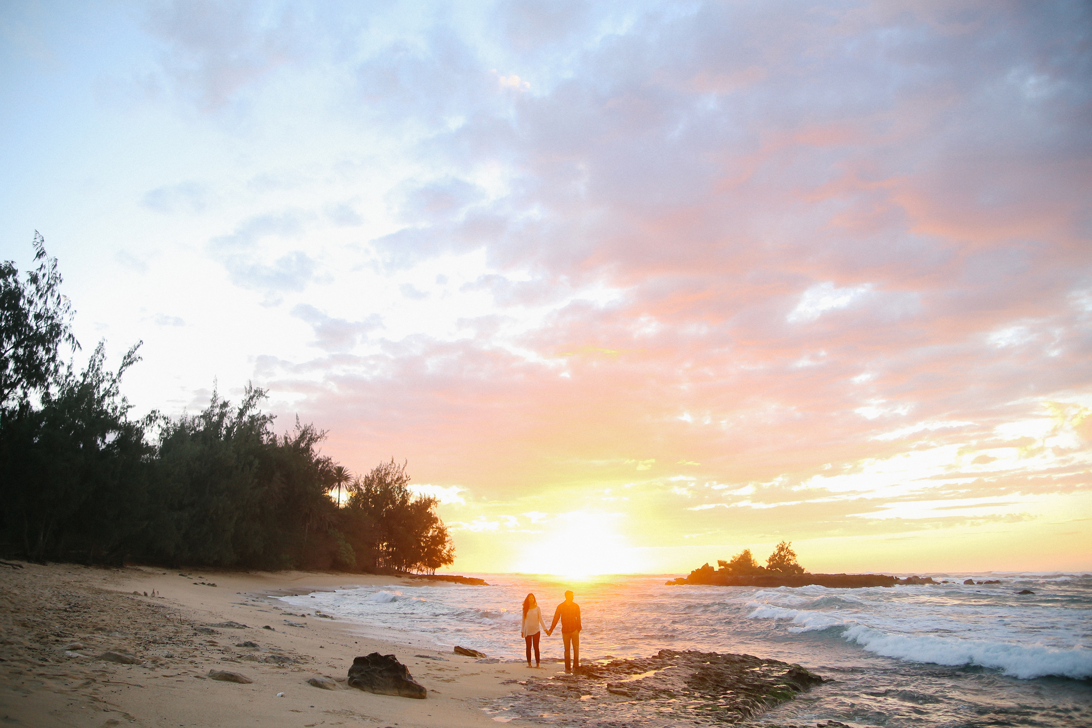 oahu north shore engagement photographer